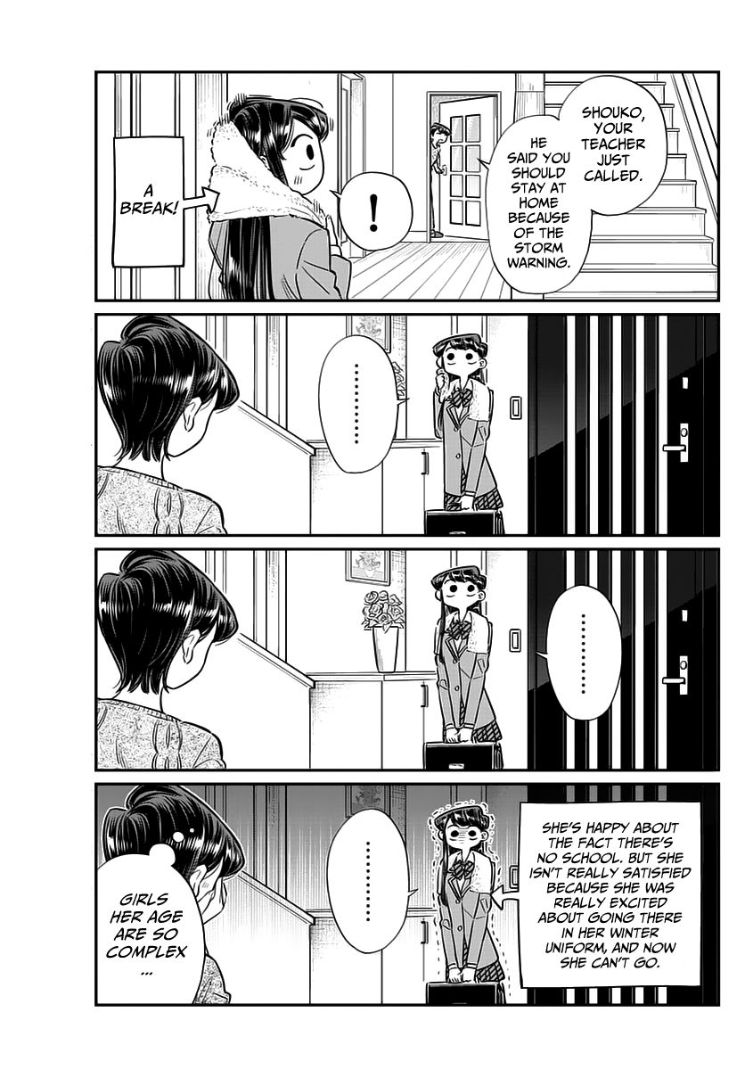 Komi-san wa Komyushou Desu Chapter 59 page 5 - Chapter 59 : Typhoon