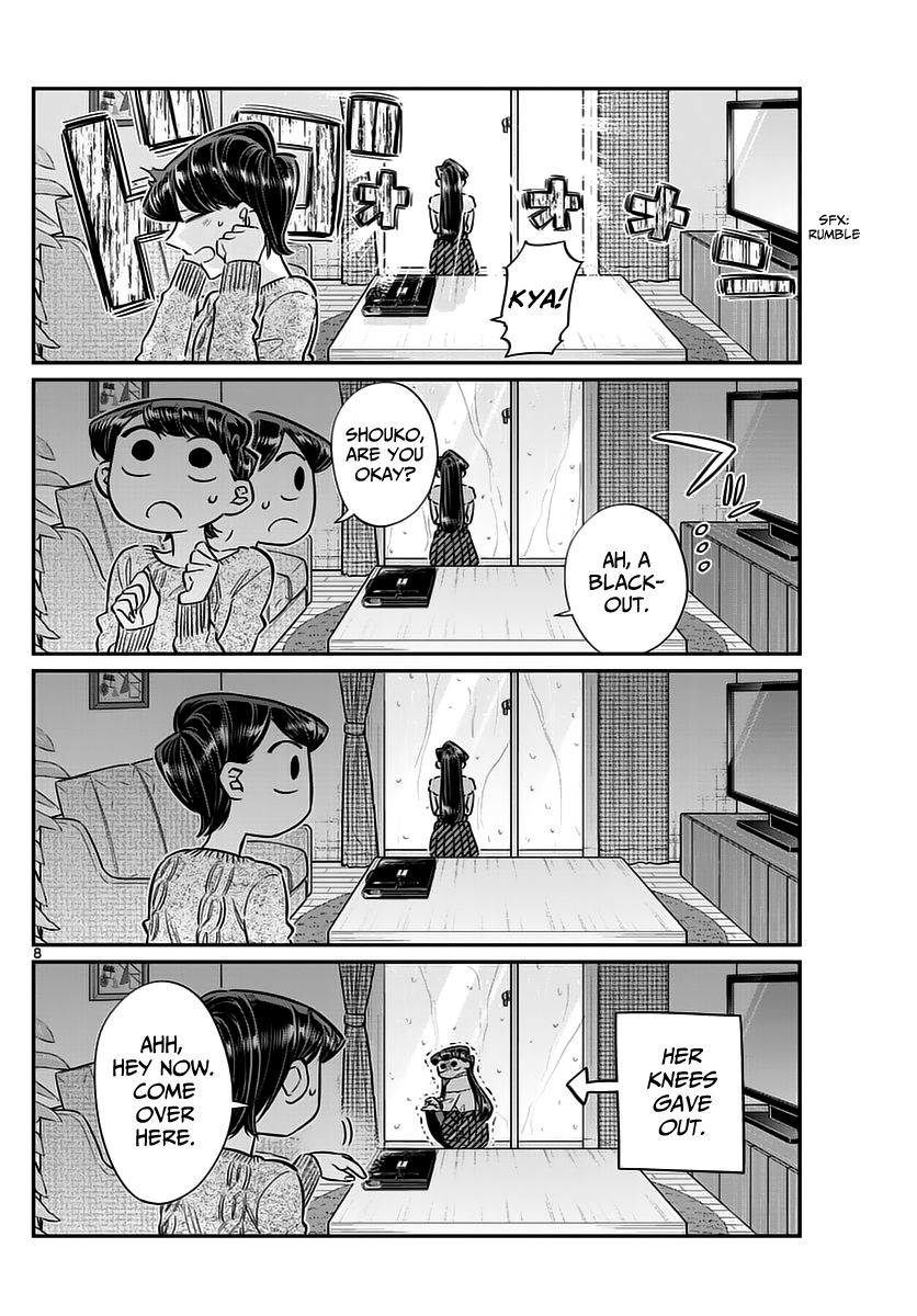 Komi-san wa Komyushou Desu Chapter 59 page 8 - Chapter 59 : Typhoon