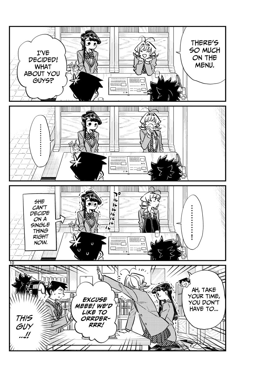 Komi-san wa Komyushou Desu Chapter 61 page 10 - Chapter 61 : Gourmet with everyone