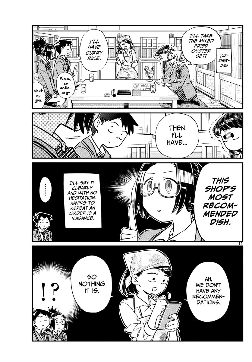 Komi-san wa Komyushou Desu Chapter 61 page 11 - Chapter 61 : Gourmet with everyone
