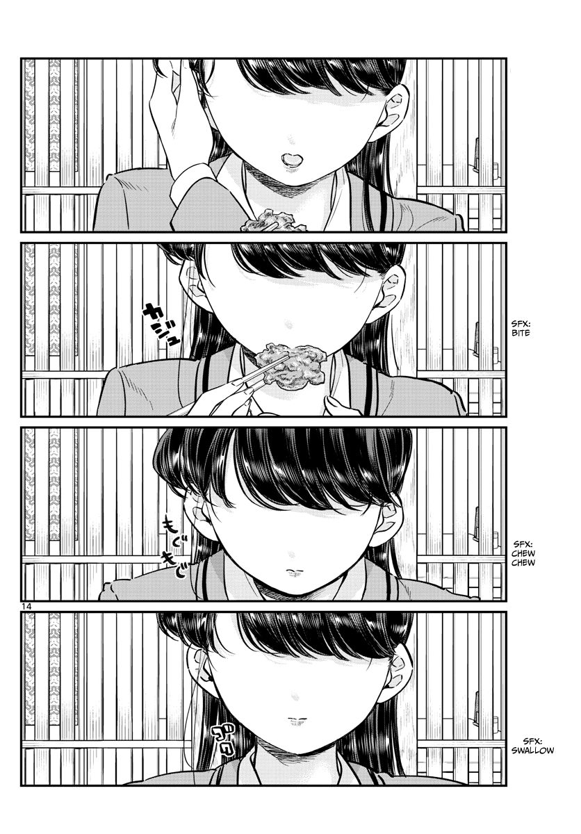 Komi-san wa Komyushou Desu Chapter 61 page 14 - Chapter 61 : Gourmet with everyone