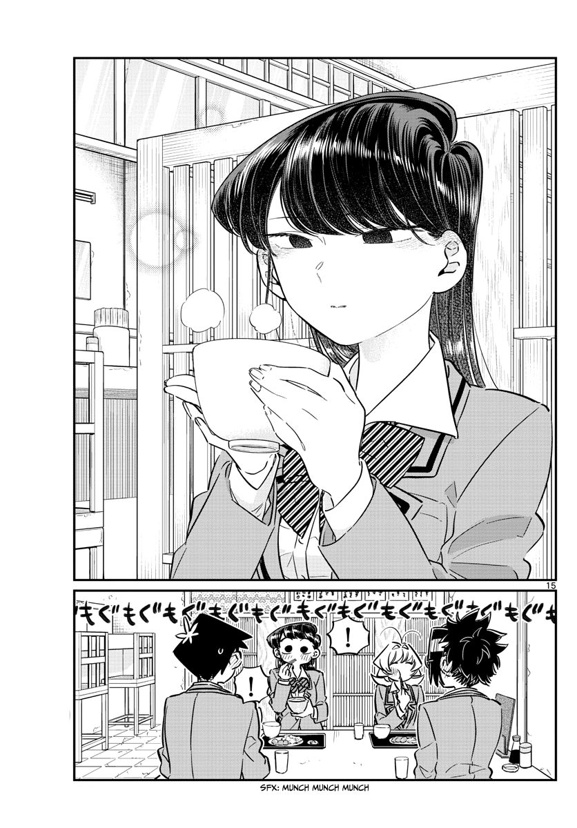 Komi-san wa Komyushou Desu Chapter 61 page 15 - Chapter 61 : Gourmet with everyone