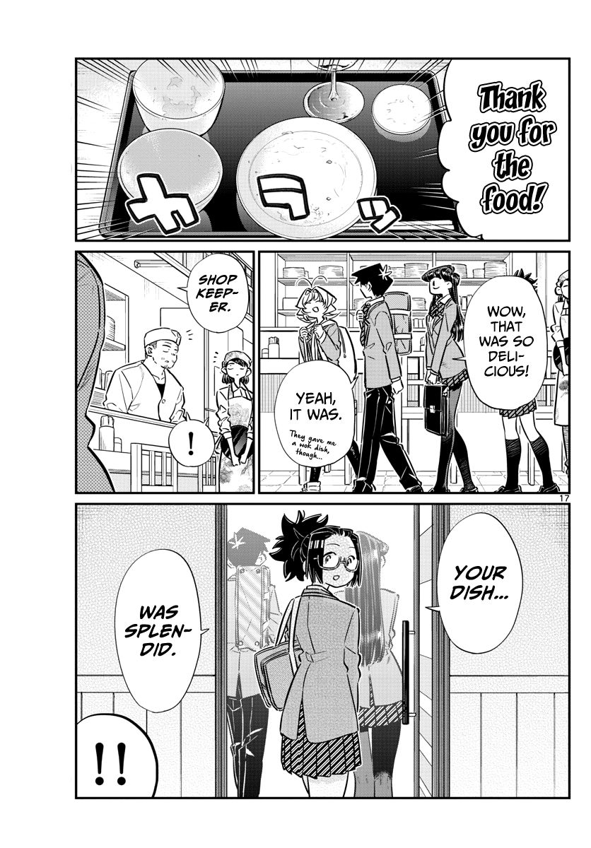 Komi-san wa Komyushou Desu Chapter 61 page 17 - Chapter 61 : Gourmet with everyone