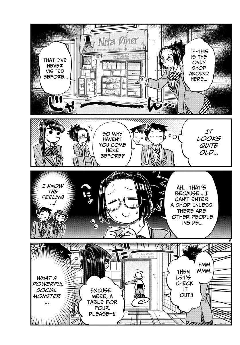 Komi-san wa Komyushou Desu Chapter 61 page 5 - Chapter 61 : Gourmet with everyone