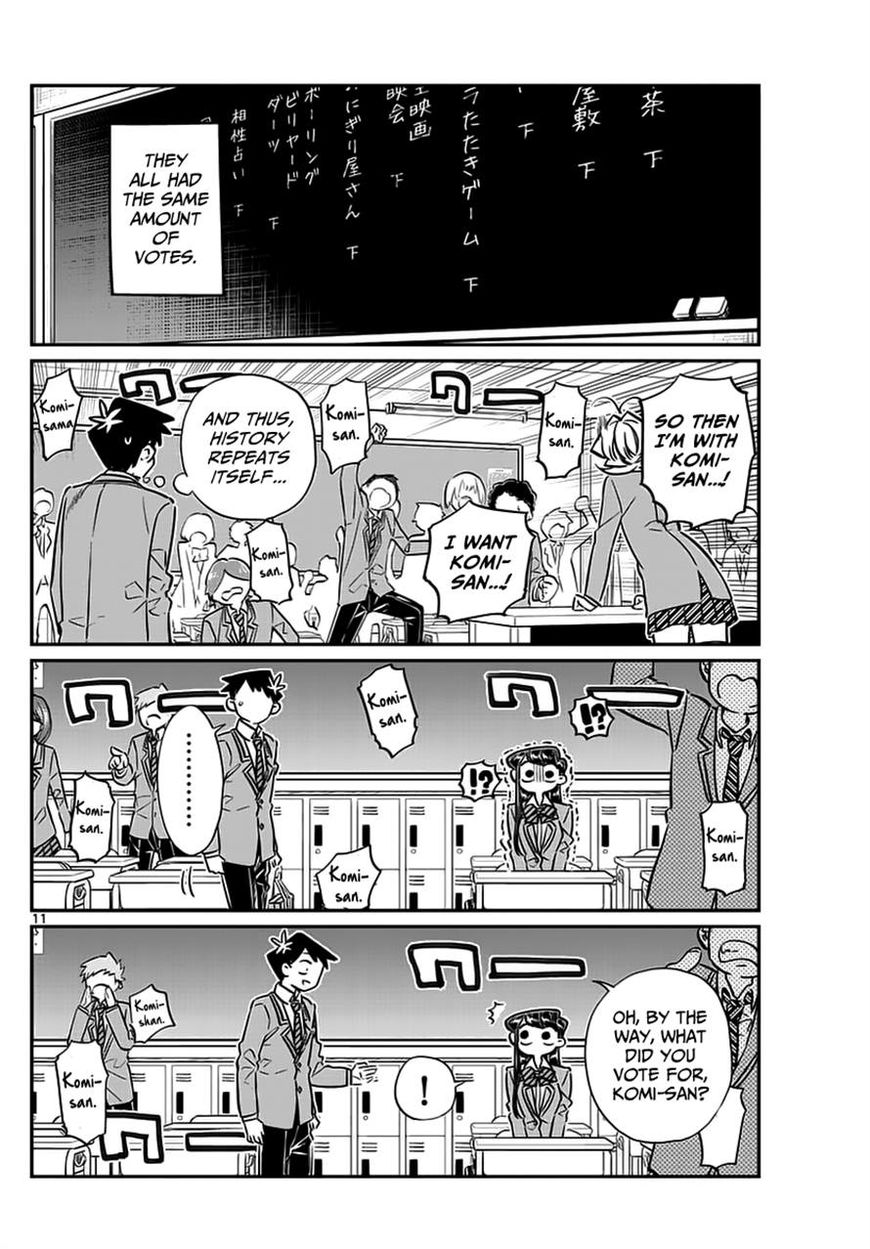 Komi-san wa Komyushou Desu Chapter 62 page 11 - Chapter 62