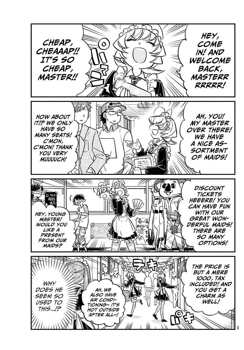 Komi-san wa Komyushou Desu Chapter 69 page 3 - Chapter 69 : Najimi-chan's maid cafe