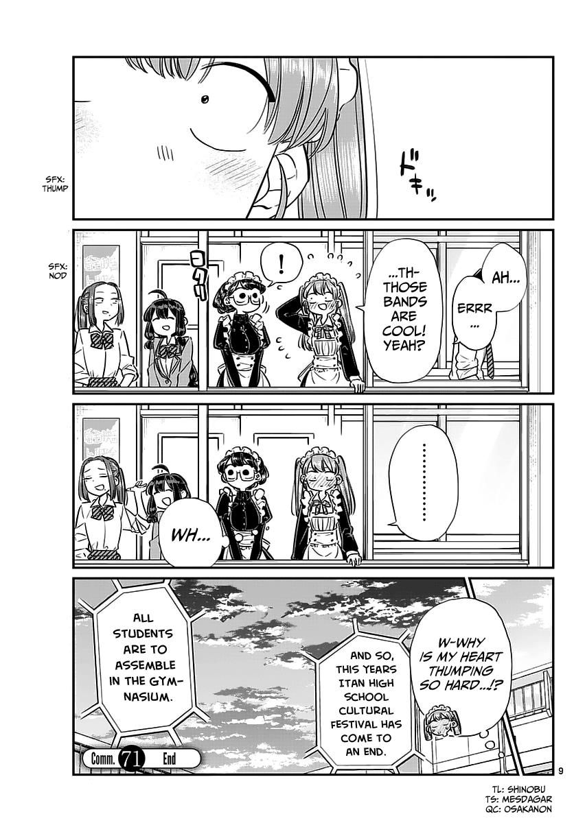 Komi-san wa Komyushou Desu Chapter 71 page 9 - Chapter 71
