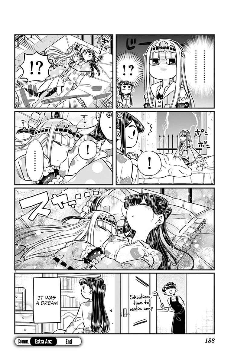 Komi-san wa Komyushou Desu Chapter 72.5 page 4 - Chapter 72.5 : Vol.5 Ch.Omake: Sweet dreams in demon castle