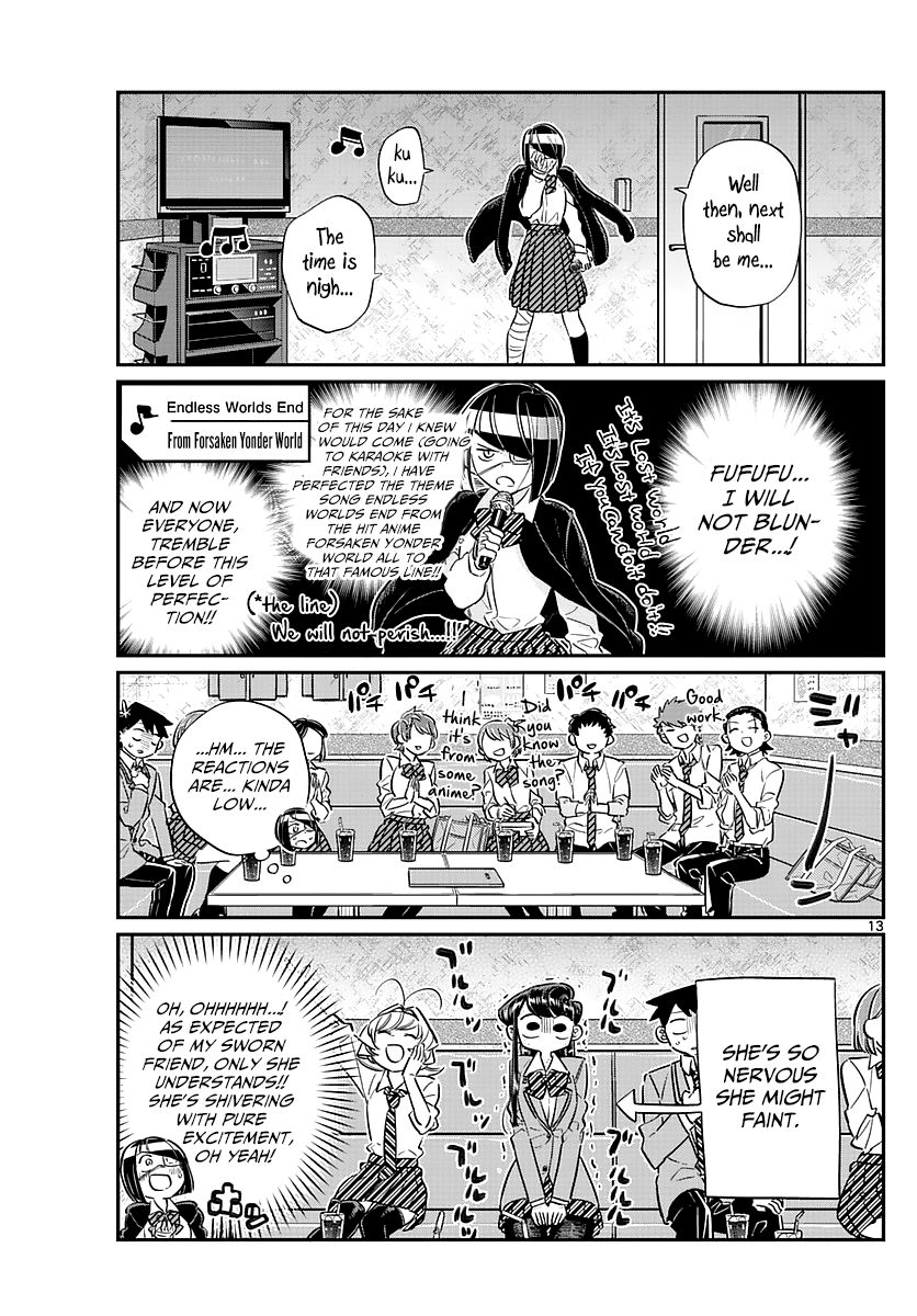 Komi-san wa Komyushou Desu Chapter 73 page 13 - Chapter 73 : After party
