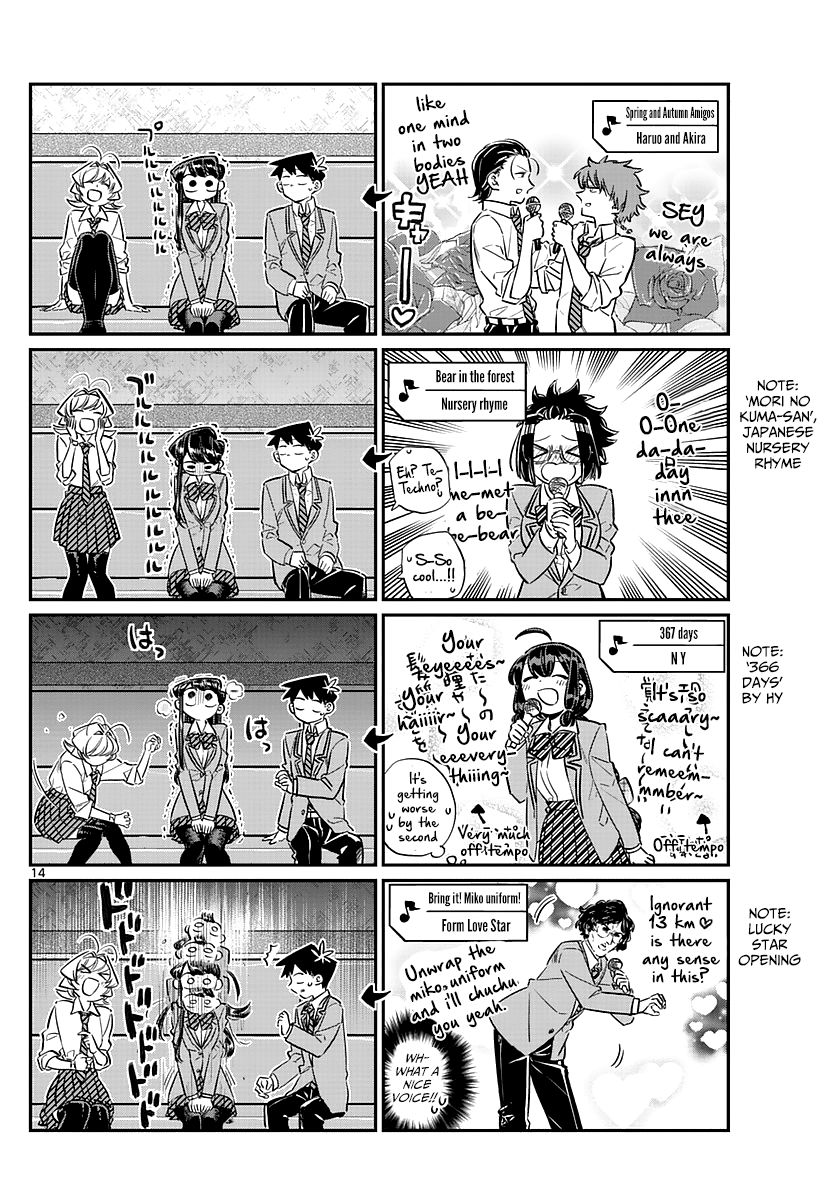 Komi-san wa Komyushou Desu Chapter 73 page 14 - Chapter 73 : After party