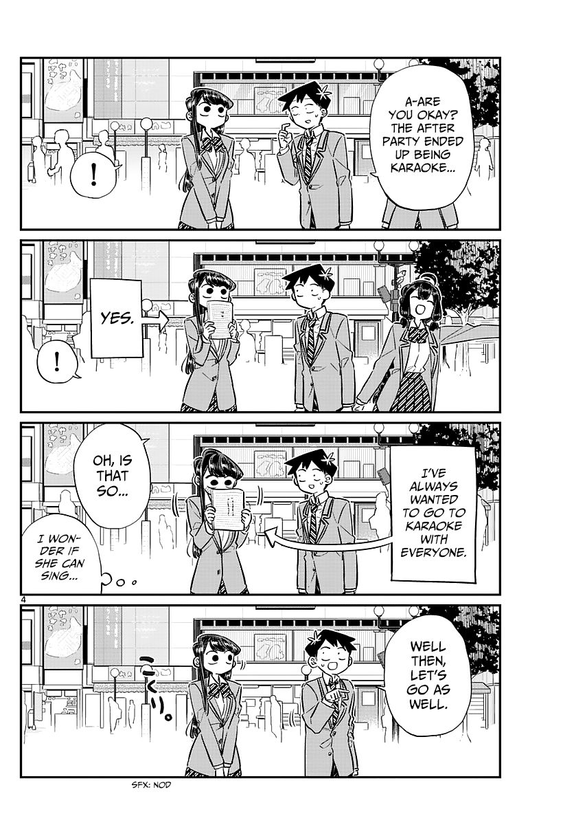 Komi-san wa Komyushou Desu Chapter 73 page 4 - Chapter 73 : After party