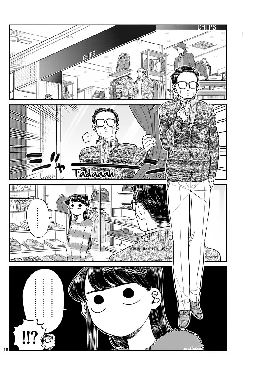 Komi-san wa Komyushou Desu Chapter 74 page 10 - Chapter 74 : Shopping with dad