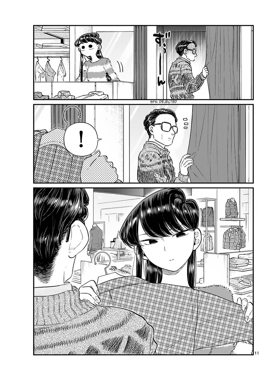 Komi-san wa Komyushou Desu Chapter 74 page 11 - Chapter 74 : Shopping with dad