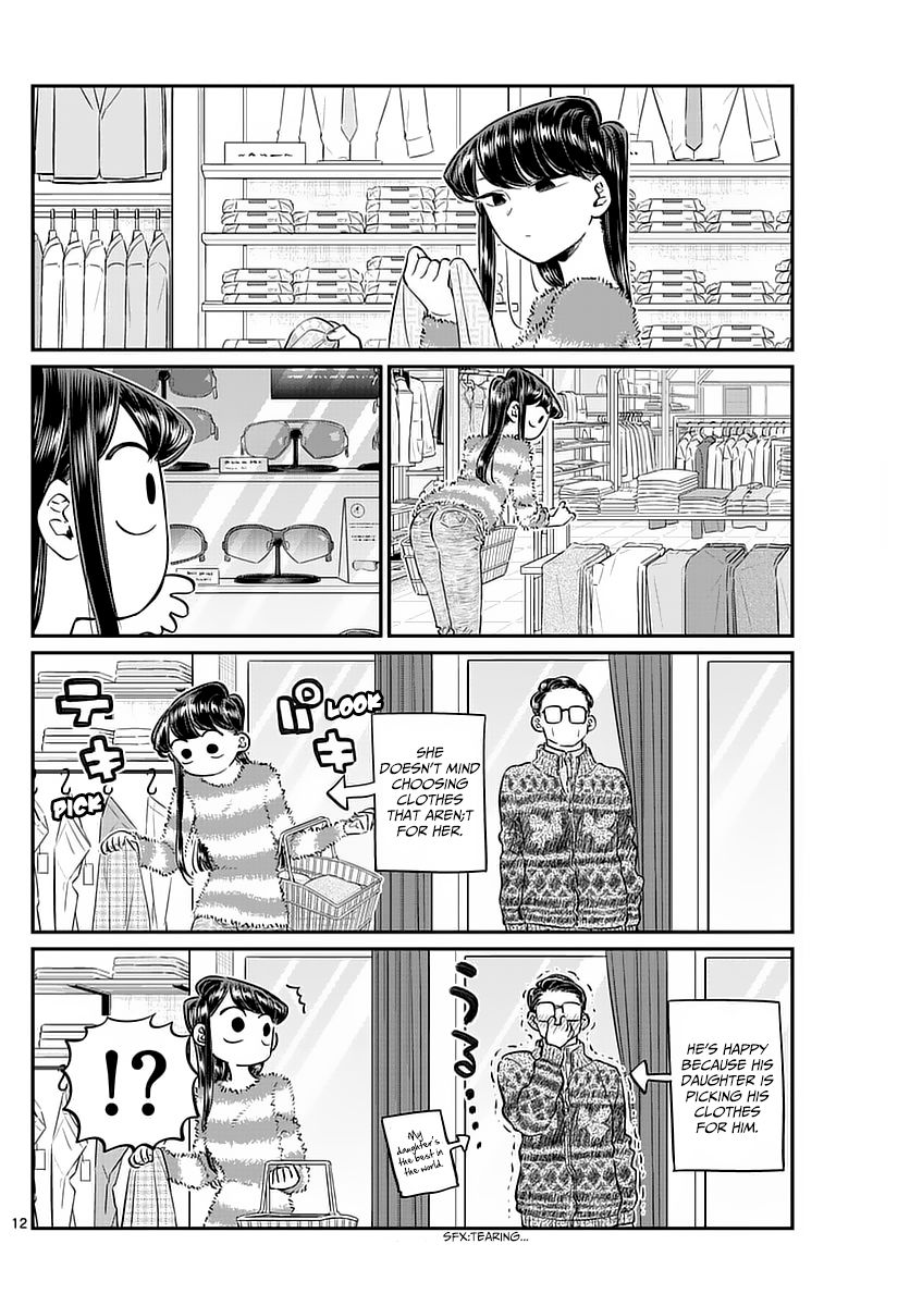 Komi-san wa Komyushou Desu Chapter 74 page 12 - Chapter 74 : Shopping with dad