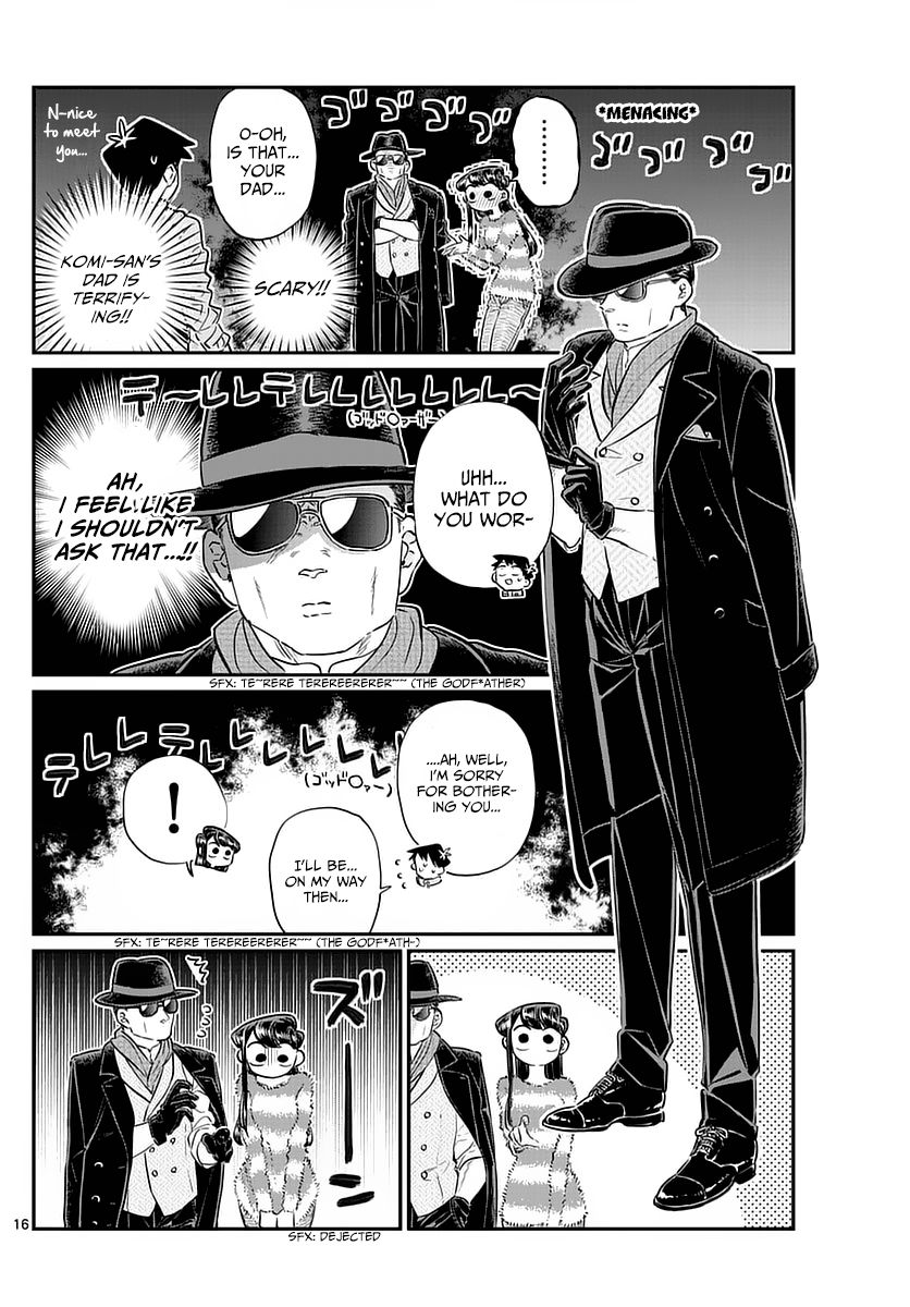 Komi-san wa Komyushou Desu Chapter 74 page 16 - Chapter 74 : Shopping with dad