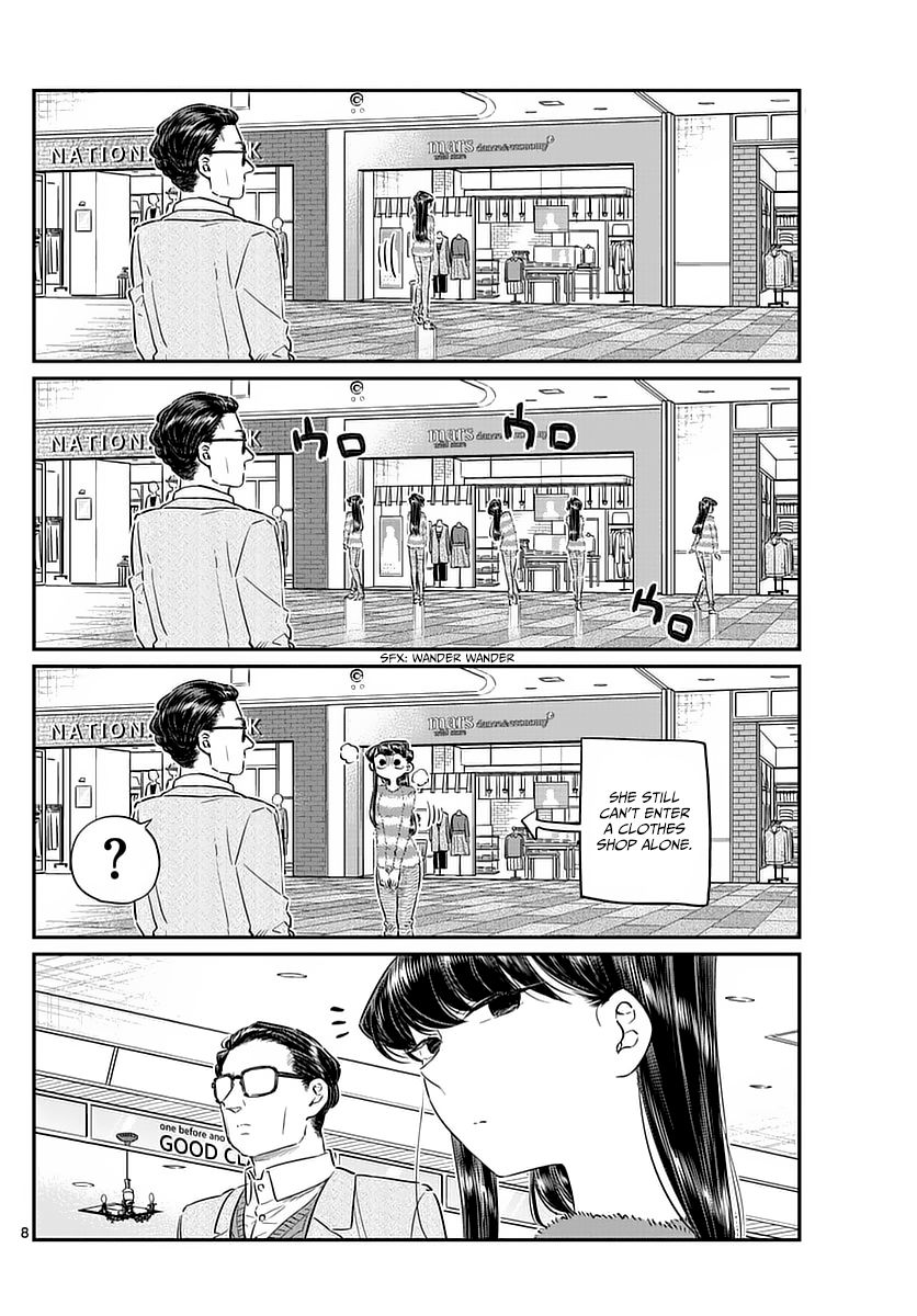 Komi-san wa Komyushou Desu Chapter 74 page 8 - Chapter 74 : Shopping with dad