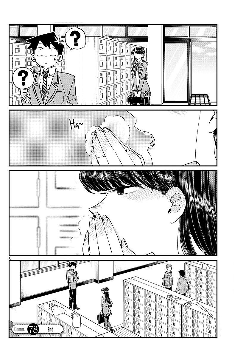 Komi-san wa Komyushou Desu Chapter 78 page 6 - Chapter 78 : Arrival of Winter