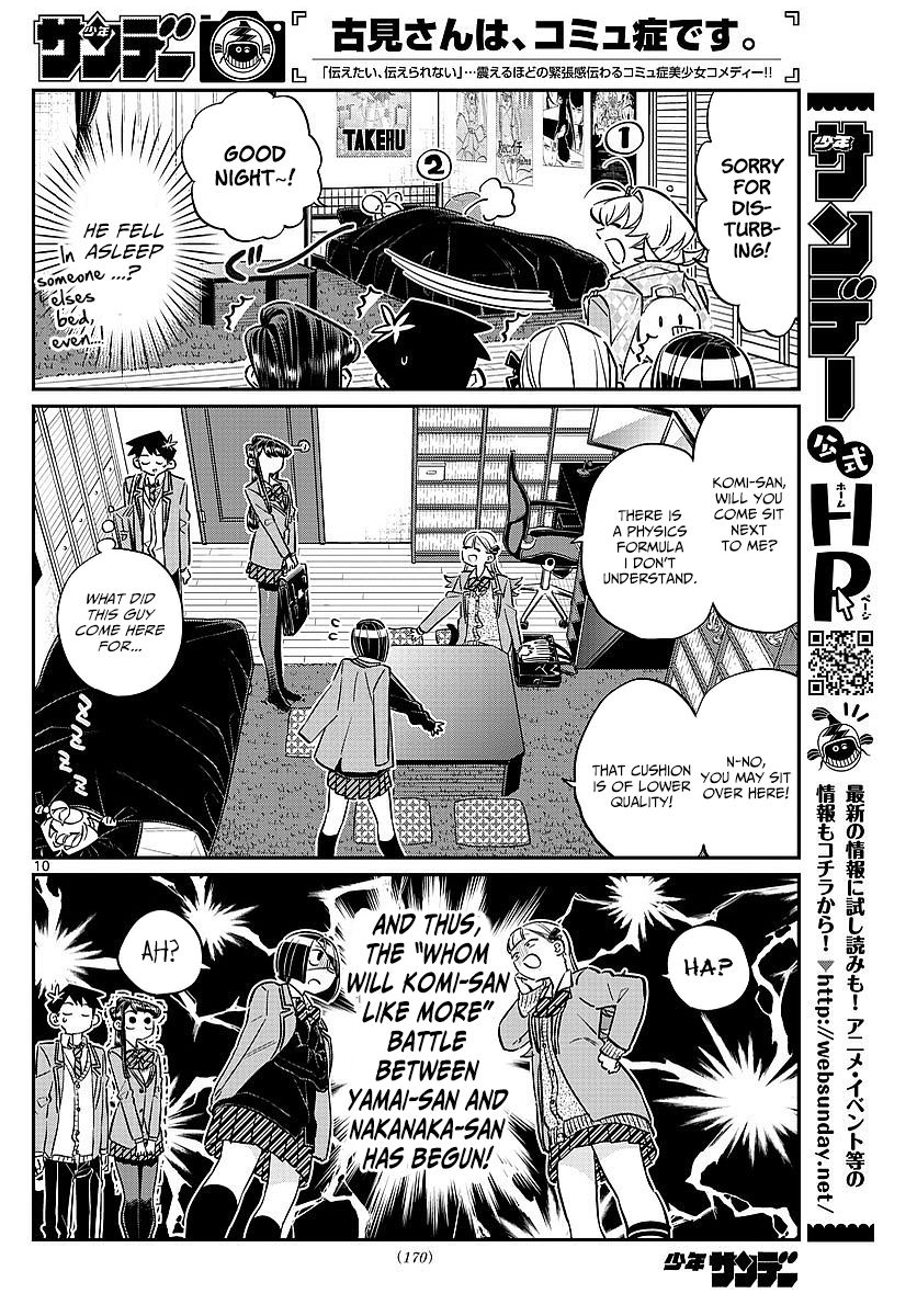 Komi-san wa Komyushou Desu Chapter 79 page 4 - Chapter 79 : Studying at Nakanaka-san's place