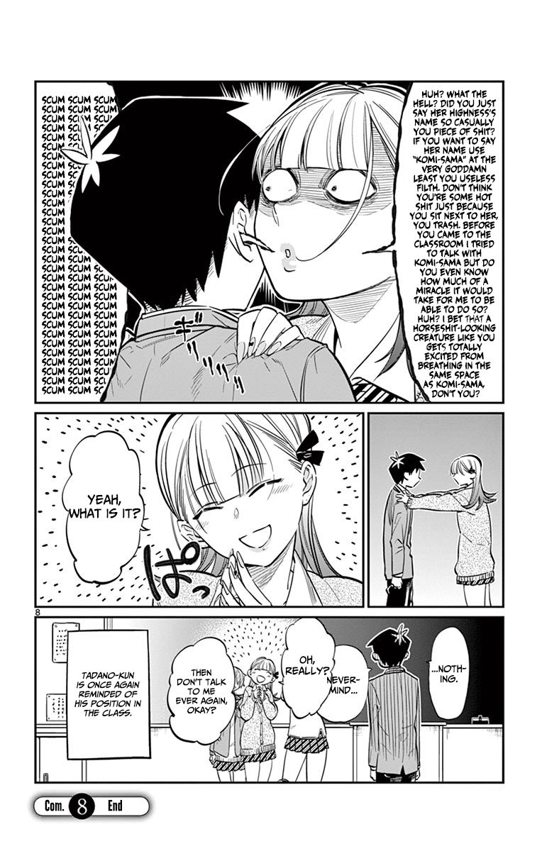 Komi-san wa Komyushou Desu Chapter 8 page 3 - Chapter 8 : I'm Scared