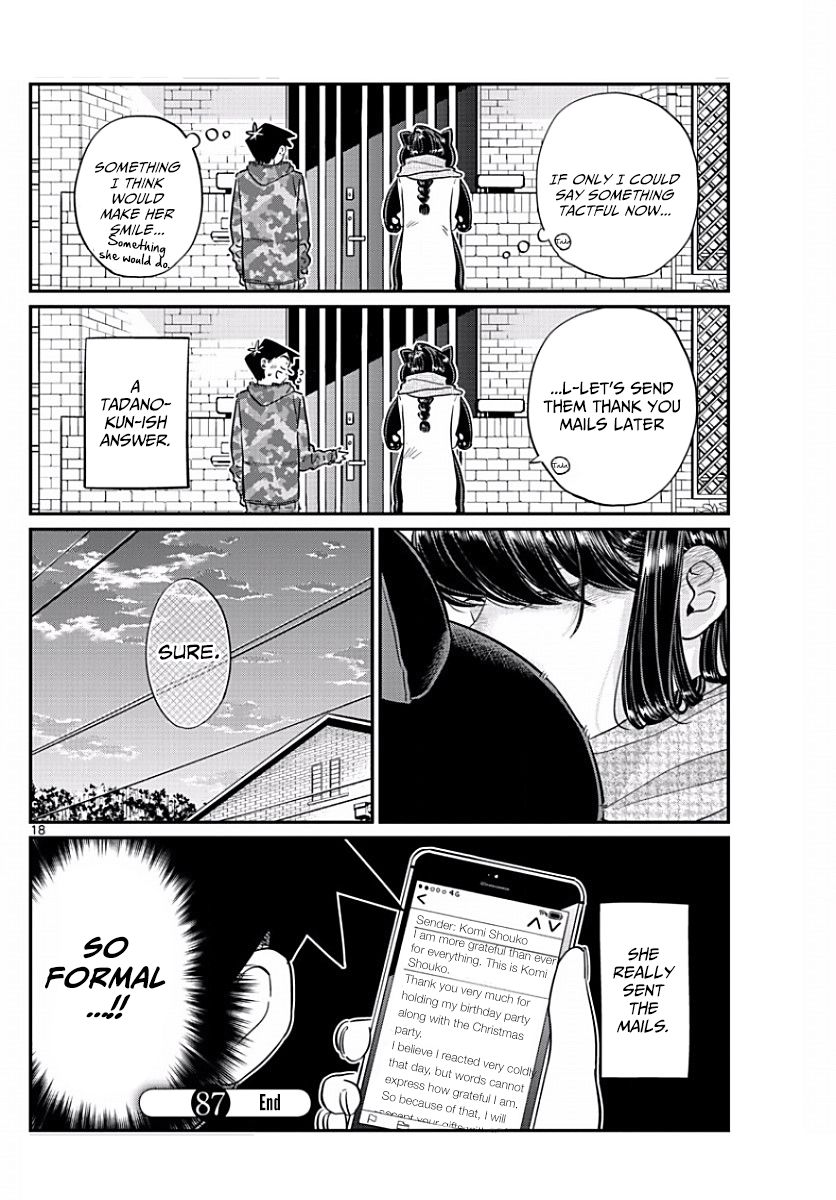Komi-san wa Komyushou Desu Chapter 87 page 4 - Chapter 87 : Merry Christmas...