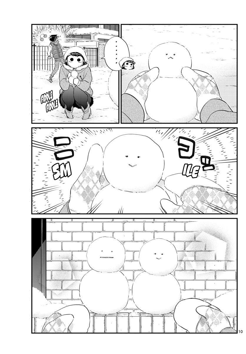 Komi-san wa Komyushou Desu Chapter 89 page 10 - Chapter 89 : A snowman
