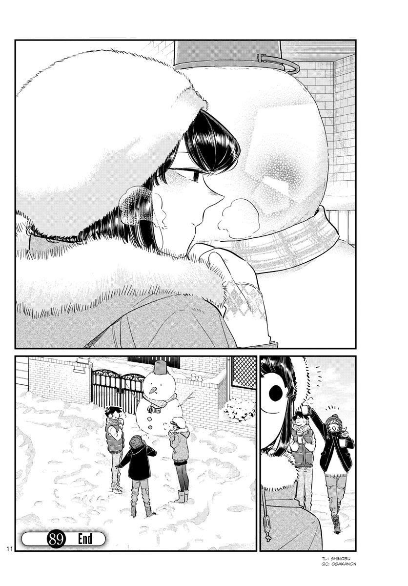 Komi-san wa Komyushou Desu Chapter 89 page 11 - Chapter 89 : A snowman