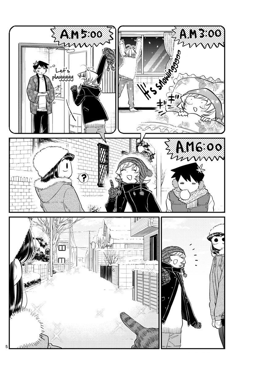 Komi-san wa Komyushou Desu Chapter 89 page 5 - Chapter 89 : A snowman