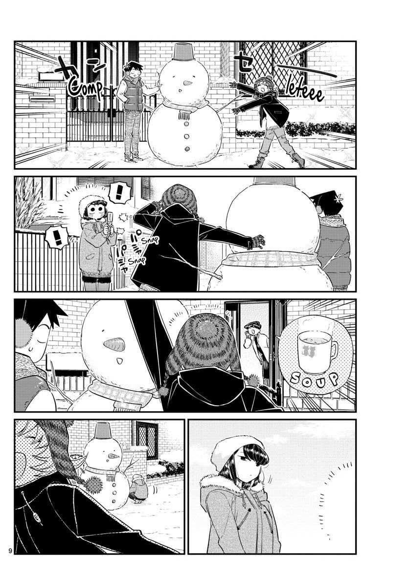 Komi-san wa Komyushou Desu Chapter 89 page 9 - Chapter 89 : A snowman