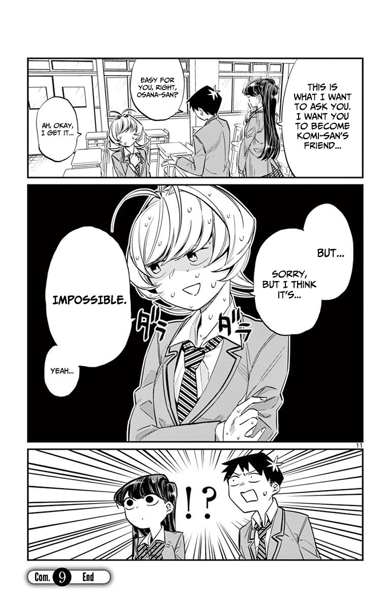 Komi-san wa Komyushou Desu Chapter 9 page 11 - Chapter 9 : Childhood Friend