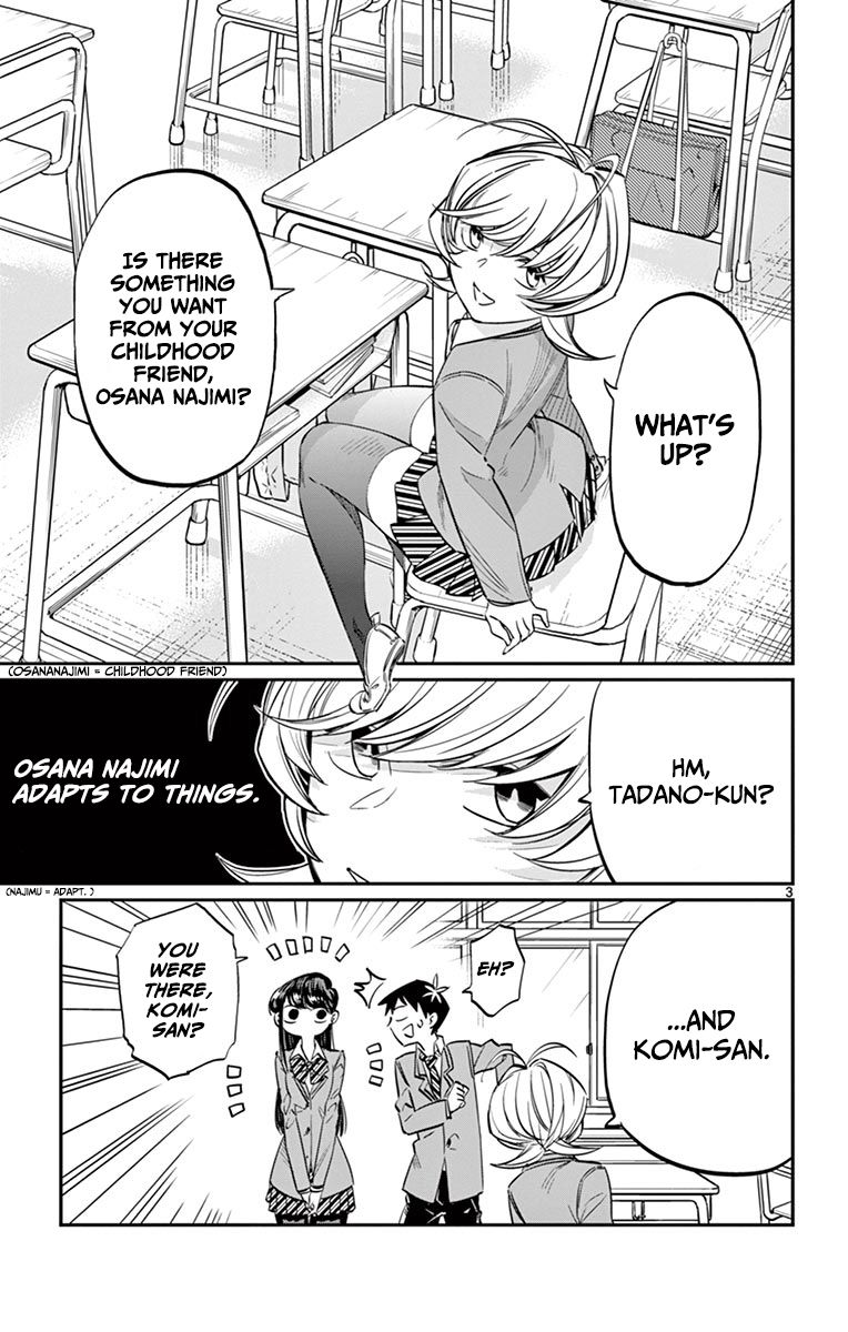 Komi-san wa Komyushou Desu Chapter 9 page 3 - Chapter 9 : Childhood Friend