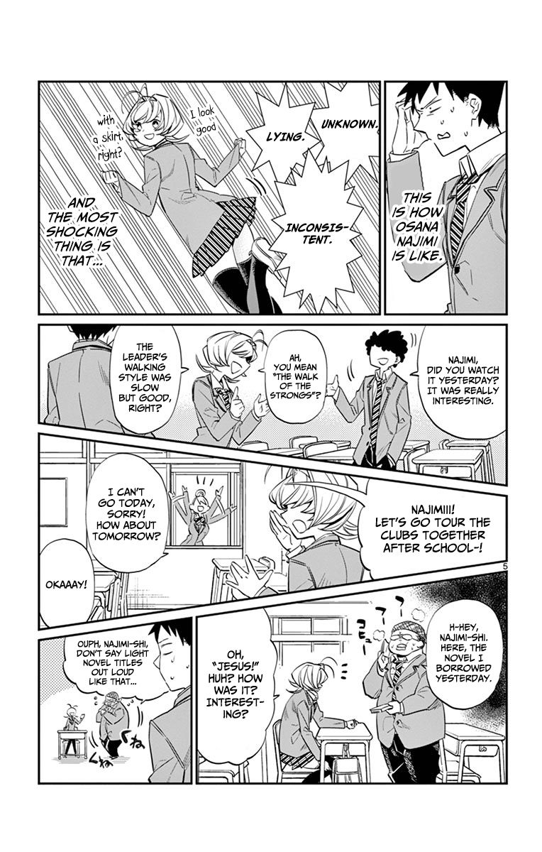 Komi-san wa Komyushou Desu Chapter 9 page 5 - Chapter 9 : Childhood Friend