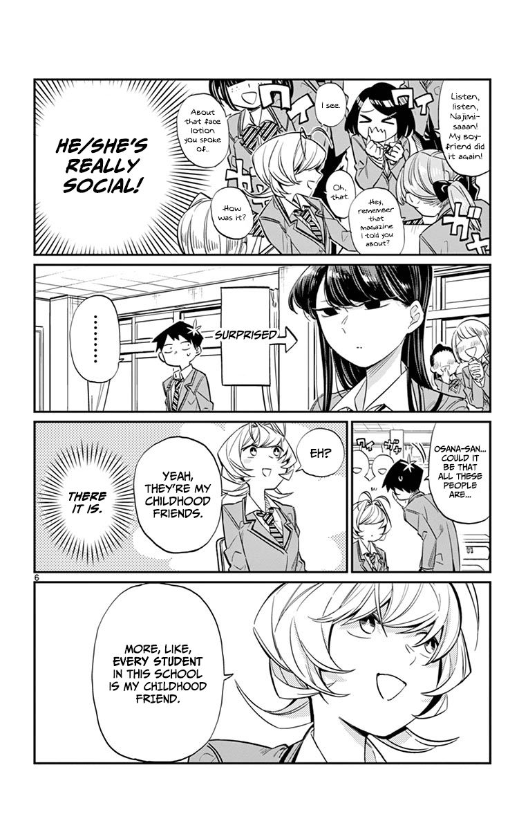 Komi-san wa Komyushou Desu Chapter 9 page 6 - Chapter 9 : Childhood Friend