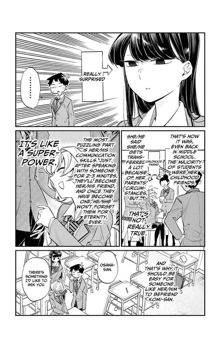Komi-san wa Komyushou Desu Chapter 9 page 7 - Chapter 9 : Childhood Friend