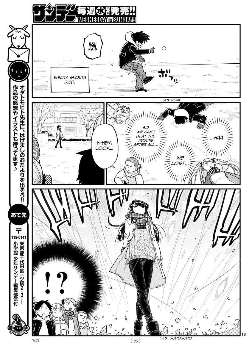 Komi-san wa Komyushou Desu Chapter 90 page 7 - Chapter 90 : Snowball fight