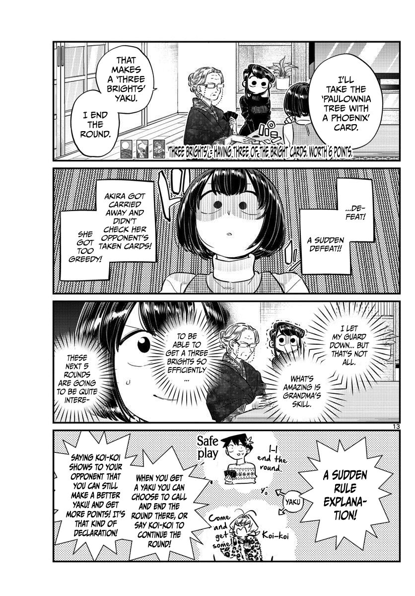 Komi-san wa Komyushou Desu Chapter 91 page 13 - Chapter 91 : End of the year