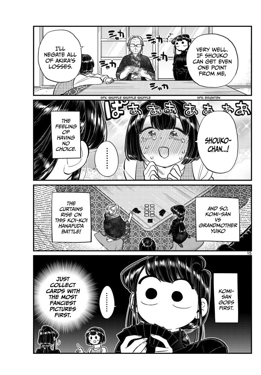 Komi-san wa Komyushou Desu Chapter 91 page 15 - Chapter 91 : End of the year