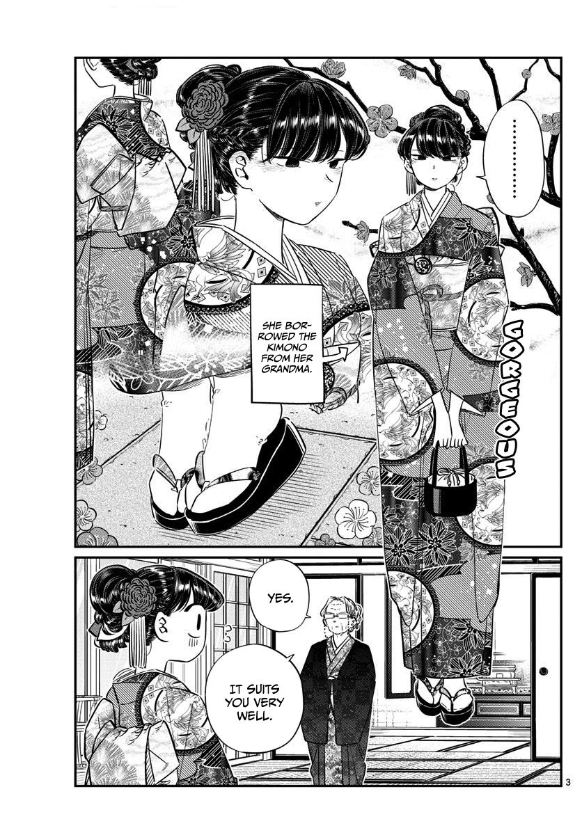 Komi-san wa Komyushou Desu Chapter 92 page 3 - Chapter 92 : Vol.7 Ch.92: It's New Year's