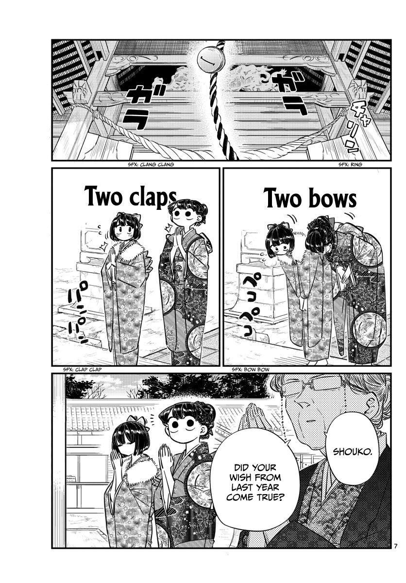 Komi-san wa Komyushou Desu Chapter 92 page 7 - Chapter 92 : Vol.7 Ch.92: It's New Year's