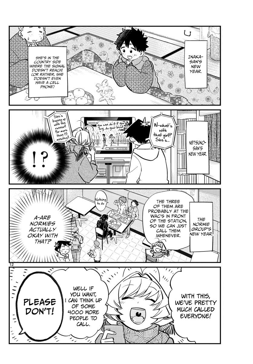Komi-san wa Komyushou Desu Chapter 94 page 12 - Chapter 94 : Vol.7 Ch.94: Everyone's New Year