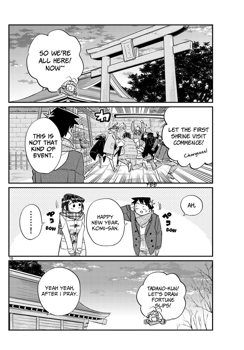 Komi-san wa Komyushou Desu Chapter 94 page 16 - Chapter 94 : Vol.7 Ch.94: Everyone's New Year
