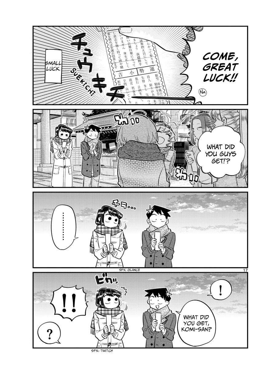 Komi-san wa Komyushou Desu Chapter 94 page 17 - Chapter 94 : Vol.7 Ch.94: Everyone's New Year