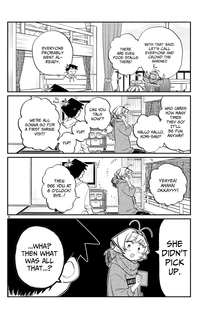 Komi-san wa Komyushou Desu Chapter 94 page 4 - Chapter 94 : Vol.7 Ch.94: Everyone's New Year