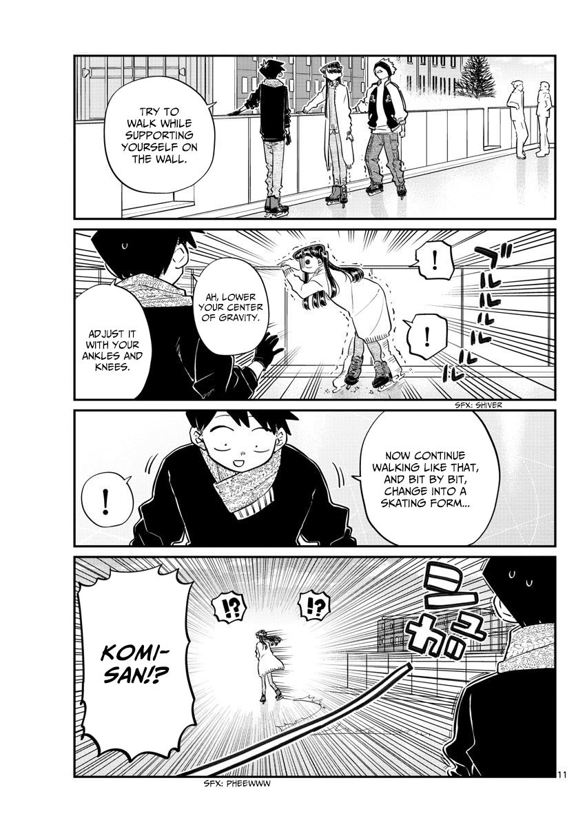 Komi-san wa Komyushou Desu Chapter 95 page 11 - Chapter 95 : Ice Skating
