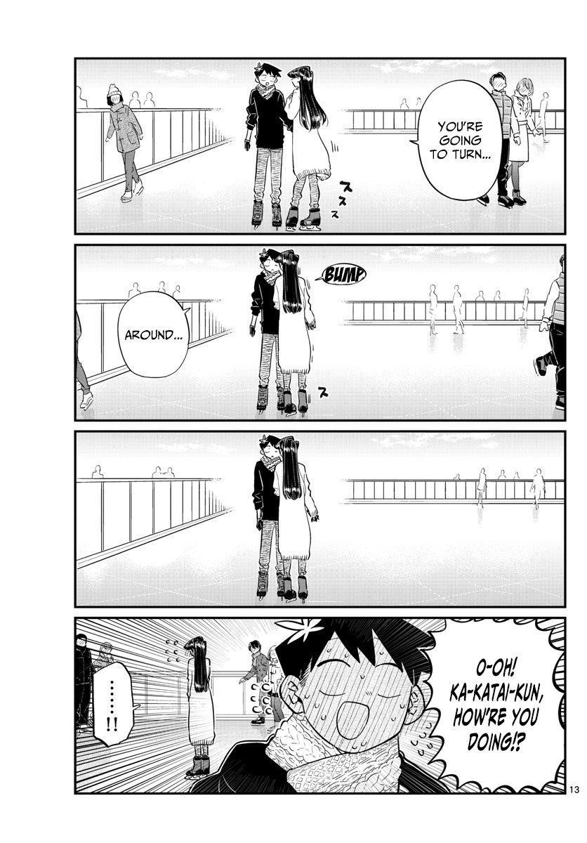 Komi-san wa Komyushou Desu Chapter 95 page 13 - Chapter 95 : Ice Skating