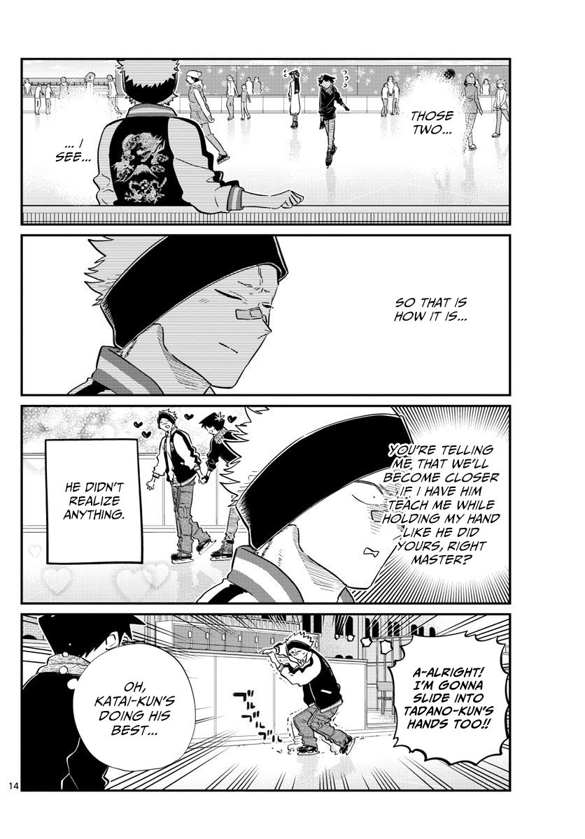 Komi-san wa Komyushou Desu Chapter 95 page 14 - Chapter 95 : Ice Skating
