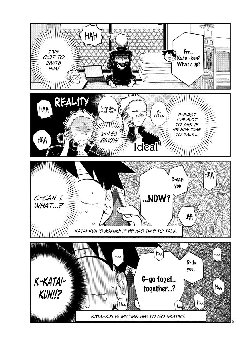 Komi-san wa Komyushou Desu Chapter 95 page 5 - Chapter 95 : Ice Skating