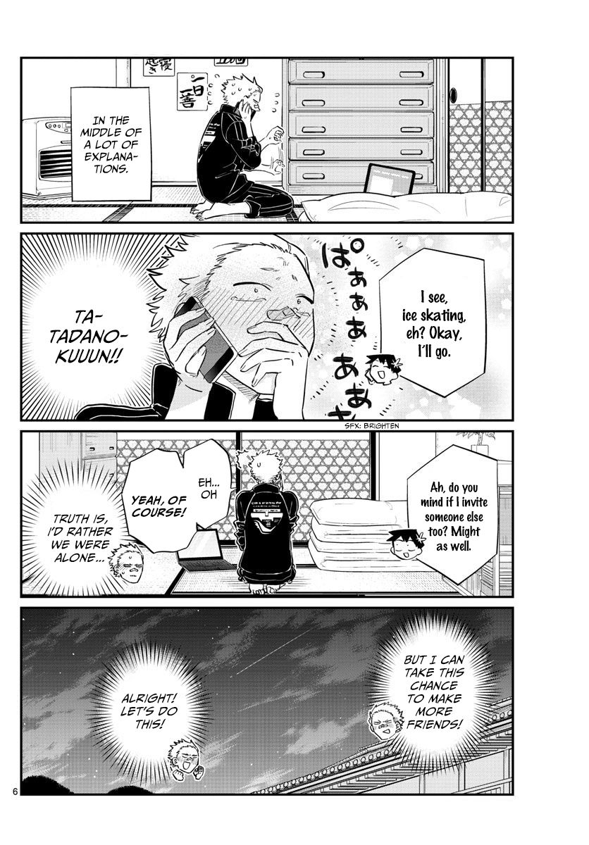 Komi-san wa Komyushou Desu Chapter 95 page 6 - Chapter 95 : Ice Skating