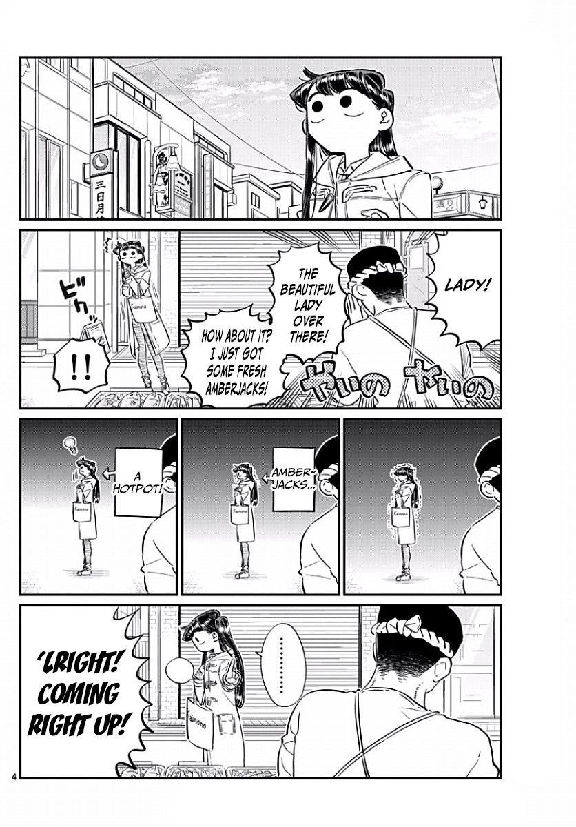 Komi-san wa Komyushou Desu Chapter 96 page 4 - Chapter 96 : Vol.7 Ch.96: Shopping for dinner