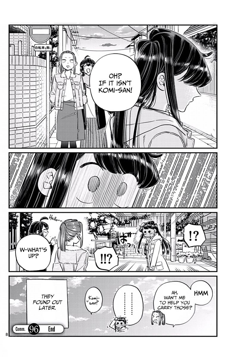 Komi-san wa Komyushou Desu Chapter 96 page 8 - Chapter 96 : Vol.7 Ch.96: Shopping for dinner