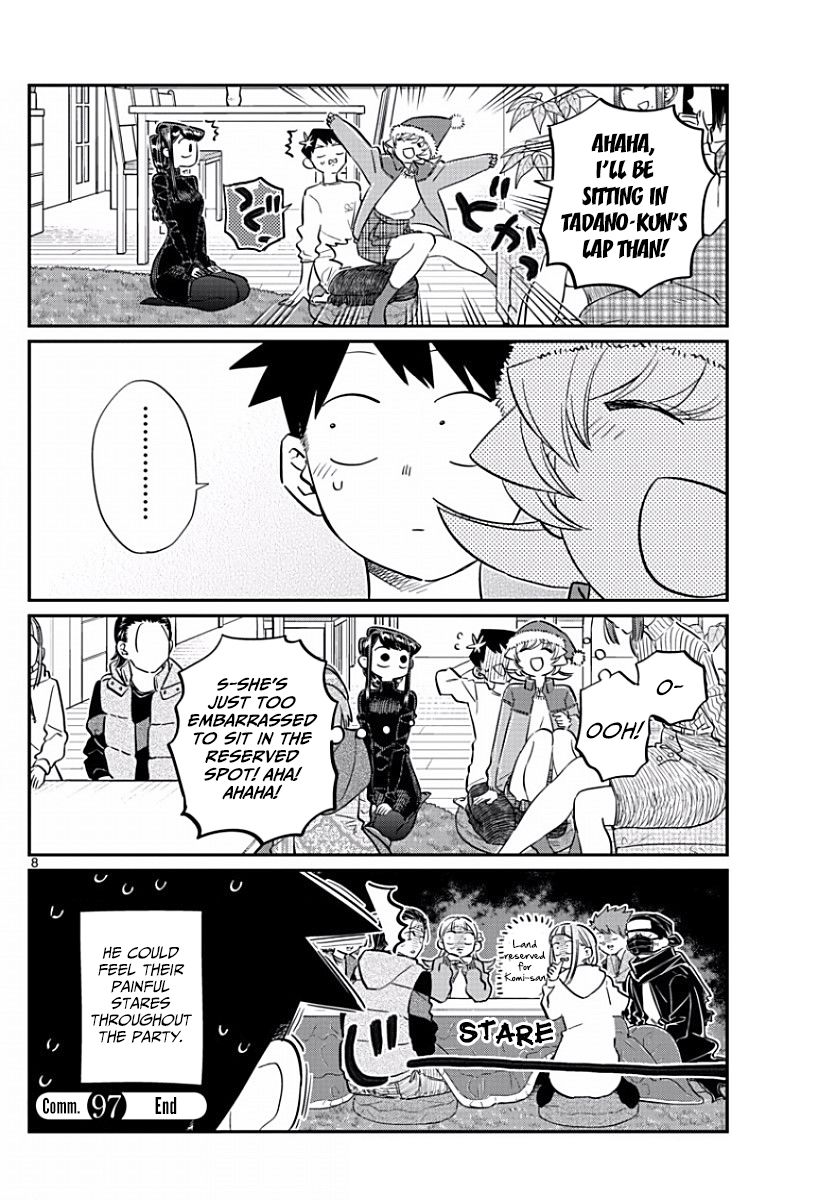 Komi-san wa Komyushou Desu Chapter 97 page 8 - Chapter 97 : Place to sit